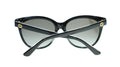 Gucci Women Oval Sunglasses GG0081SK 001 Black/Grey Gradient Lens 56mm Authentic